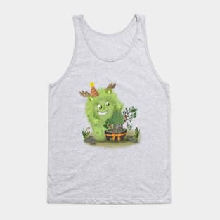 Cute fluffy monster Tank Top